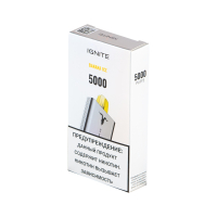 Одноразовая электронная сигарета Ignite V50 5000 - Banana Ice (Ледяной Банан)