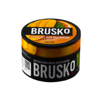 Бестабачная смесь Brusko Medium Манго с апельсином и мятой (50 гр)