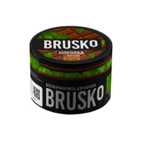 Бестабачная смесь Brusko Medium Шоколад с мятой (50 гр)