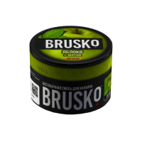 Бестабачная смесь Brusko Medium Яблоко с мятой (50 гр)