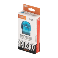 Картридж для Brusko Minican 1,0 Ом 3,0 Мл (Синий)