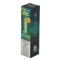Одноразовая электронная сигарета Dragbar R6000 RDL - Green Voodoo