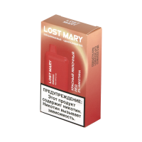 Одноразовая электронная сигарета Lost Mary BM 5000 Disposable - Красный Яблочный Лед