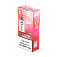 Одноразовая электронная сигарета Waka SoPro DM 8000 - Персик, Клубника